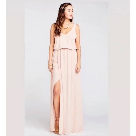 Show Me Your Mumu Kendall Maxi Dress in Dusty Blush  - XS - Picture 1 of 9